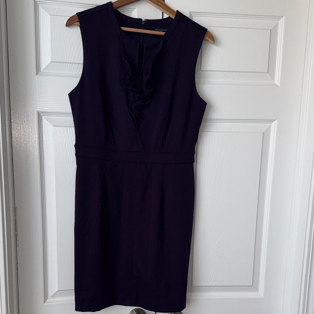 NWT Banana Republic Dark Purple Mini Dress